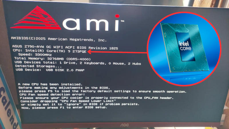 Энтузиаст запустил промышленный Intel Core 9 273QPE на потребительской плате с помощью ИИ